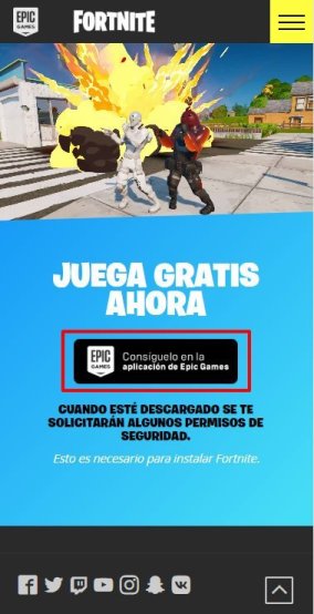 Descargar Cliente Epic Games en dispositivos móviles
